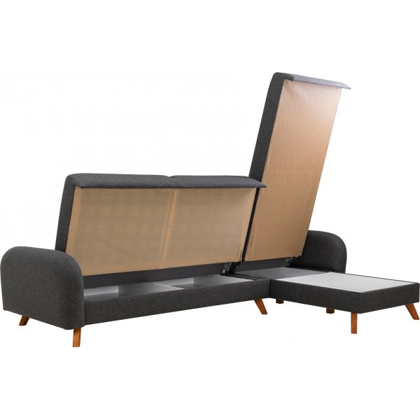 Kronos 2 divanbäddsoffa Antracit Kronos 2 divanbäddsoffa Antracit