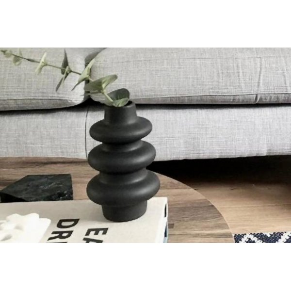 Vase Striga - Noir Vase Striga - Noir