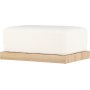 Ivy sittpuff - Vit boucle