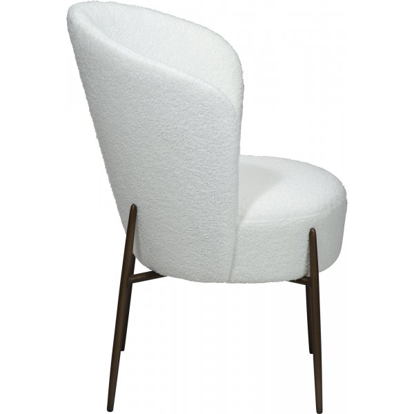 Chaise de salle  manger Orbit - Neige boucle