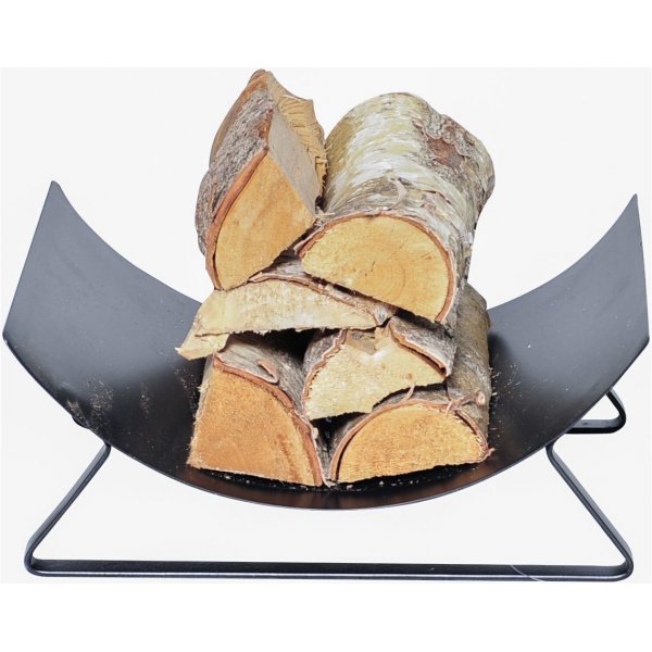 Ask vedfat i metall - Svart Ask vedfat i metall - Svart