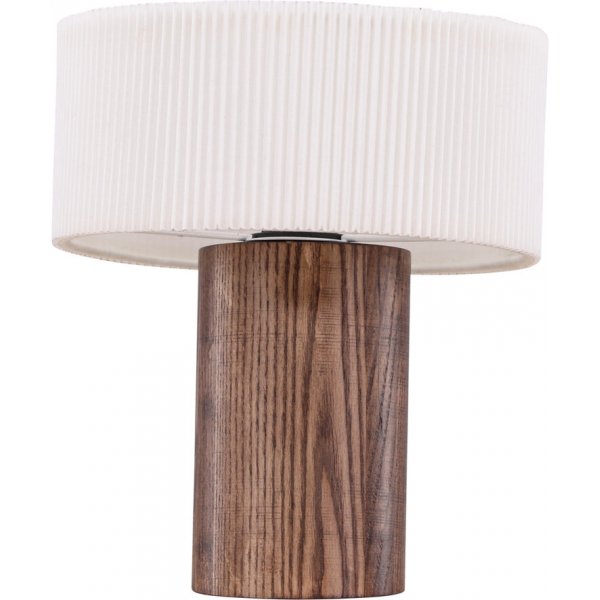 Bran�s bordslampa - Valn�t/Vit