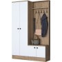 Mendy hallmbel 120 cm - Valnt/vit
