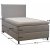 Accent bedstee met opbergruimte en hoofdeinde - 120 x 200 cm - Beige