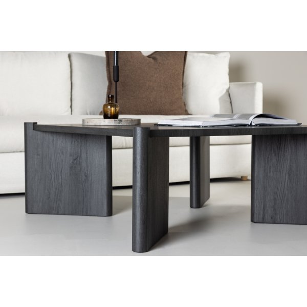 Table basse Rogaland 100 x 100 cm - Noir Table basse Rogaland 100 x 100 cm - Noir