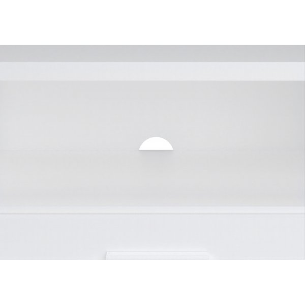 Banc multimédia Media Wide avec tiroirs - Blanc Banc multimédia Media Wide avec tiroirs - Blanc