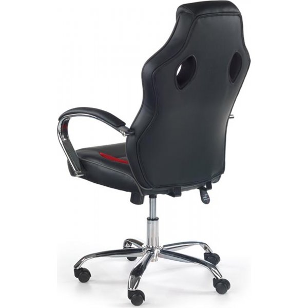 Chaise de bureau Begum - Noir/gris