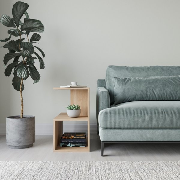 Table d\\\'appoint Larmon 59,6 x 35,6 cm - Chne