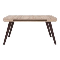 Alva matbord 145-185 cm - Ek/brun wenge Alva matbord 145-185 cm - Ek/brun wenge