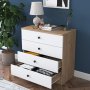 Mendy byr B:80 cm - Valnt/vit