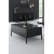 Table basse Lord 90 x 60 cm - Anthracite/noir