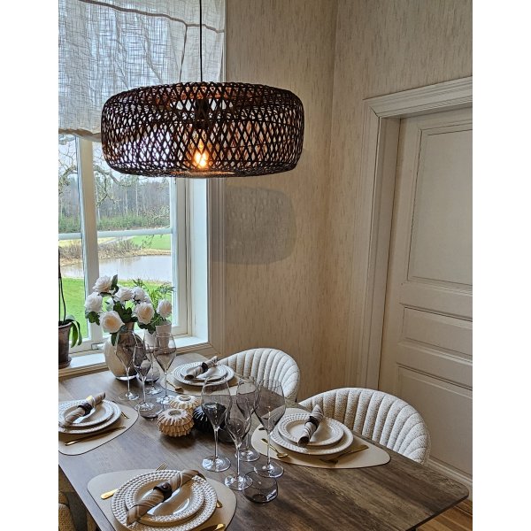 Plafonnier Savanna Ø57 cm - Marron Plafonnier Savanna Ø57 cm - Marron