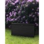 Dubrovnik dynbox 146,5 x 61 cm 490 liter - Svart plast