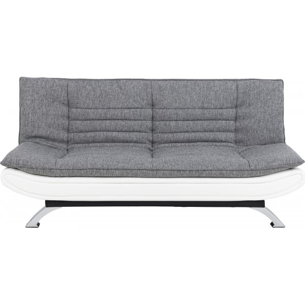 Canapé-lit Faith - PU gris/blanc Canapé-lit Faith - PU gris/blanc