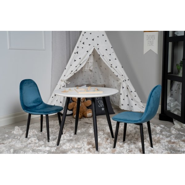 Bridge matstol XXS - Blå sammet Bridge matstol XXS - Blå sammet