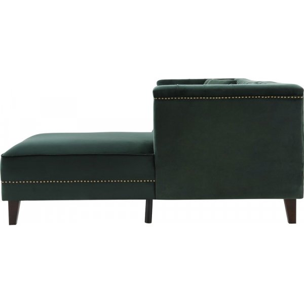 Soffa med divan grön sammet - Bellas Soffa med divan grön sammet - Bellas