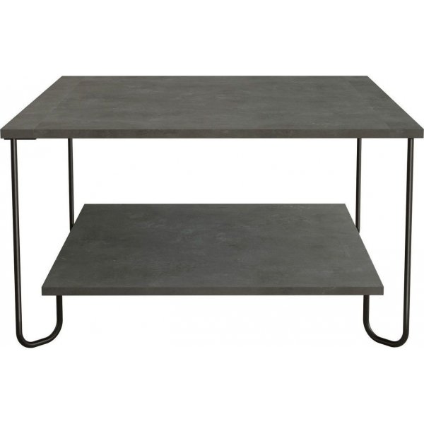 Marbo soffbord 80 x 80 cm - Grå Marbo soffbord 80 x 80 cm - Grå