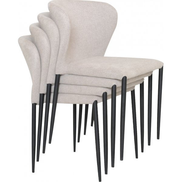 Chaise de salle à manger Sara - Beige Chaise de salle à manger Sara - Beige