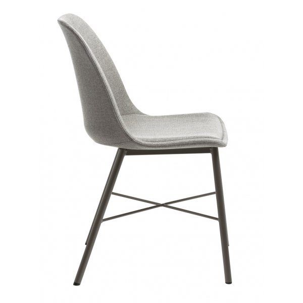 Cara stol i grått tyg Cara stol i grått tyg