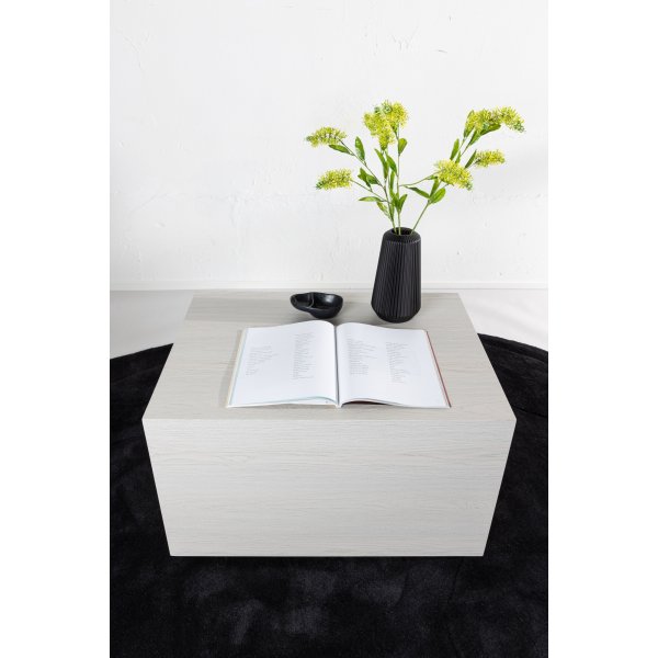 Table basse York 80 x 60 cm - Chaux