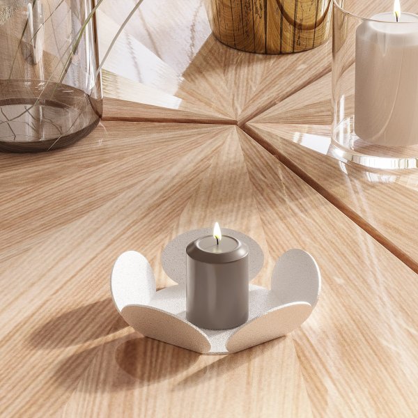 Rodos dekorationsfat - Vit Rodos dekorationsfat - Vit