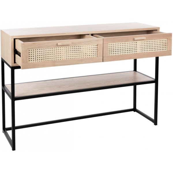 Raffel's consoletafel - Wit gepigmenteerd eikenfineer