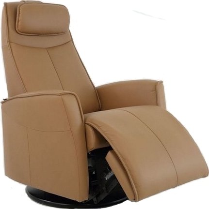 Fauteuil inclinable Hjellegjerde Loft (Fonction électrique) - Cuir plein marron Fauteuil inclinable Hjellegjerde Loft (Fonction électrique) - Cuir plein marron