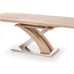 Bonita frlngningsbart matbord i ljus ek 160-220 cm