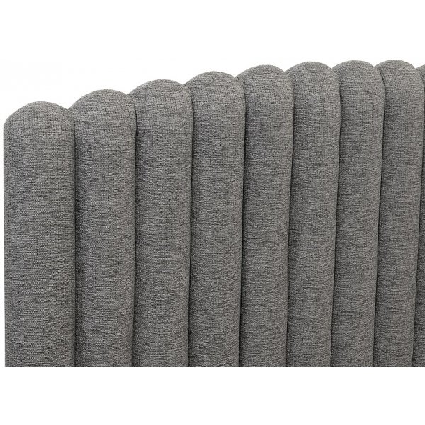 Tête de lit Bornholm (Tissu gris) - Toutes largeurs Tête de lit Bornholm (Tissu gris) - Toutes largeurs