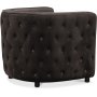 Fastland chesterfield ftlj - Grafitgr (Sammet)