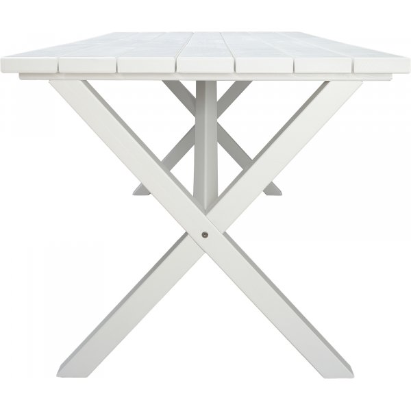Table de groupe d'extrieur Scottsdale 190 cm avec 6 chaises Bstad - Blanc