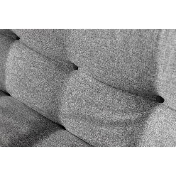 Canap lit 3 places Misa - Gris clair