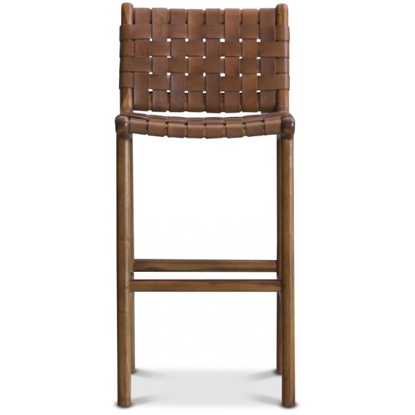 Porto barstol - Konjak / Teak