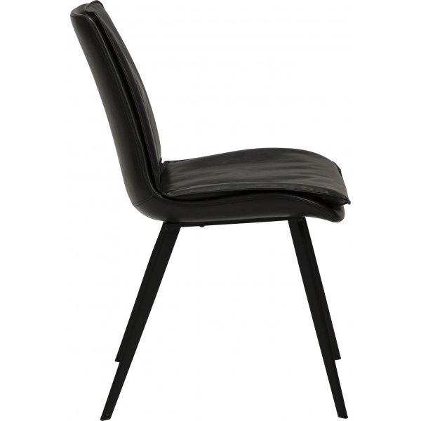Chaise de salle  manger Fierce - PU noir