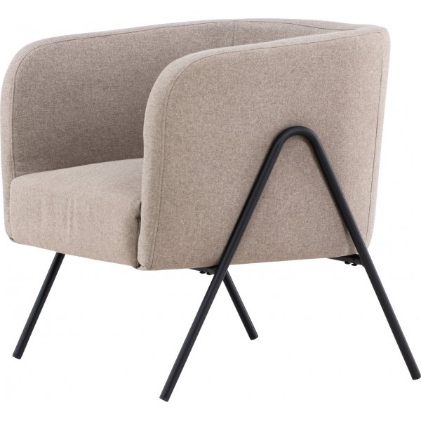 Rika fåtölj - Beige/Svart Rika fåtölj - Beige/Svart