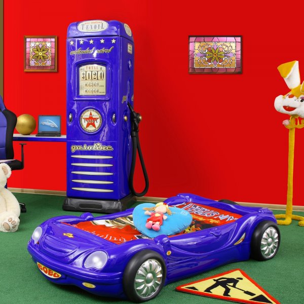 Bobo racerbil barnsng- Valfri frg!