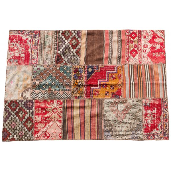 Äkta Patchwork-matta Persia - Kelim Äkta Patchwork-matta Persia - Kelim