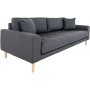 Lido 3-sits soffa - Mrkgr