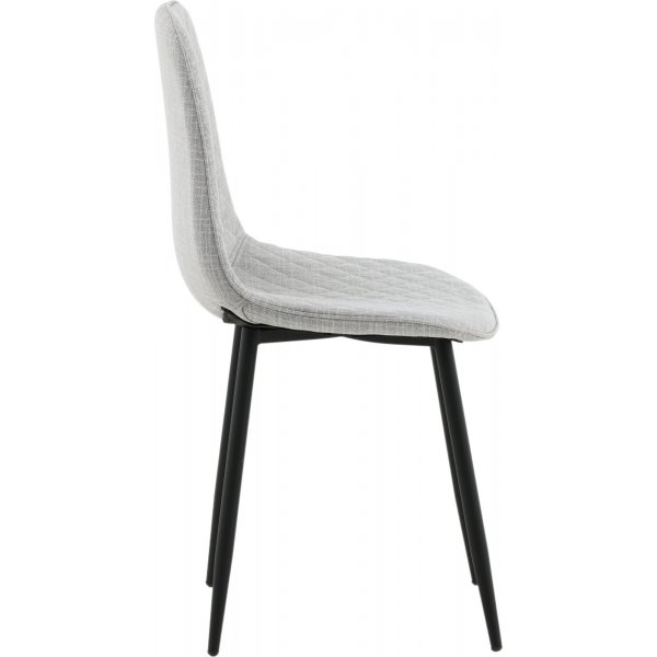 Chaise de salle à manger Bridge Diamond - Tissu gris Chaise de salle à manger Bridge Diamond - Tissu gris