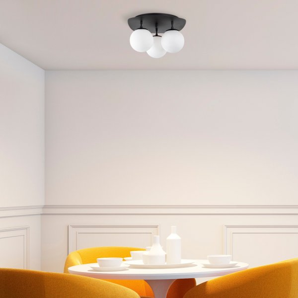 Plafonnier Well 11715 - Noir/blanc Plafonnier Well 11715 - Noir/blanc