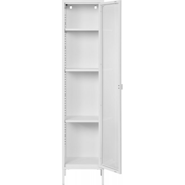 Brisbane vitrinekast 40x35x180 cm - Wit Brisbane vitrinekast 40x35x180 cm - Wit