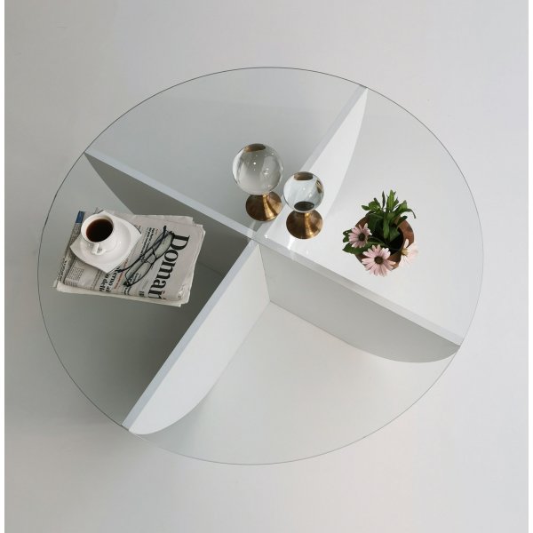 Table basse Lily Ø90 cm - Blanc Table basse Lily Ø90 cm - Blanc