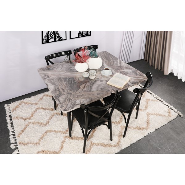 Ensemble de chaises Eileen - Noir