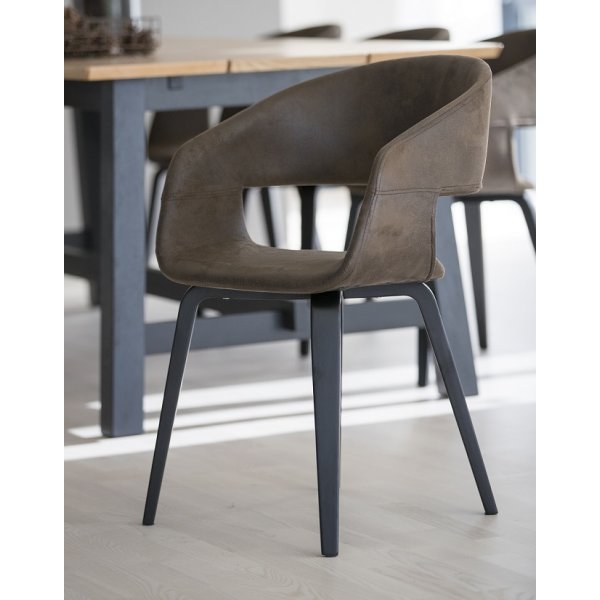 Nova matstol - Brun PU Nova matstol - Brun PU