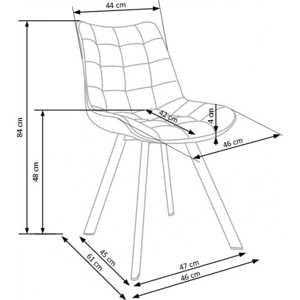 Chaise de salle à manger Gerhard - Beige Chaise de salle à manger Gerhard - Beige