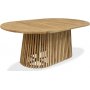 Salt ovalt matbord i teak - 200 cm