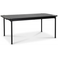 Wayne Matbord 180x90 cm - Svartbetsad ek-foliering Wayne Matbord 180x90 cm - Svartbetsad ek-foliering