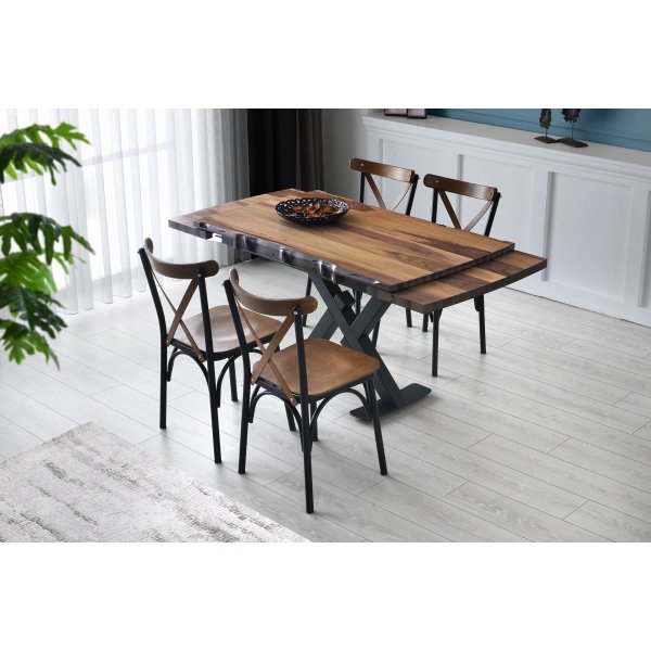 Olga matbord 130-190 cm - Valnt