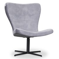 Spekeröd designfåtölj - Ljusgrå (Sammet) Spekeröd designfåtölj - Ljusgrå (Sammet)