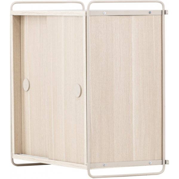 Paris väggskåp 68 x 60 cm - Beige/Whitewash Paris väggskåp 68 x 60 cm - Beige/Whitewash